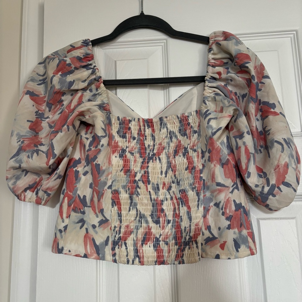 A&F Patterned Blouse - Picture 2 of 4